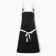 Apron Ethel Minimalist Design 60x70 cm, Dark, Lenon 45%, cotton 55% 395 g/m2