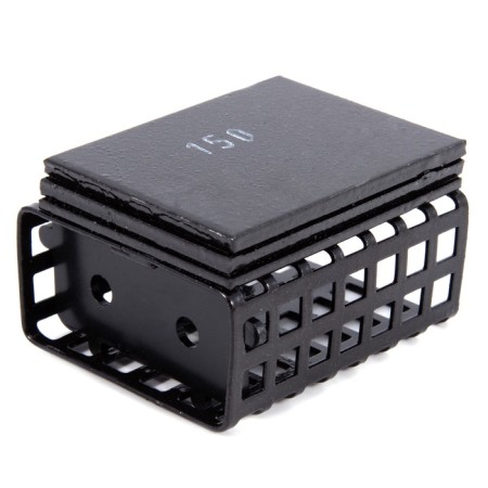Feeding feeder "Yaman" rectangular 150 g, metal, removable plastic bottom, units. 10 pcs.-4