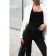 Women's pants with barrelseeva olesya, size 42, black color