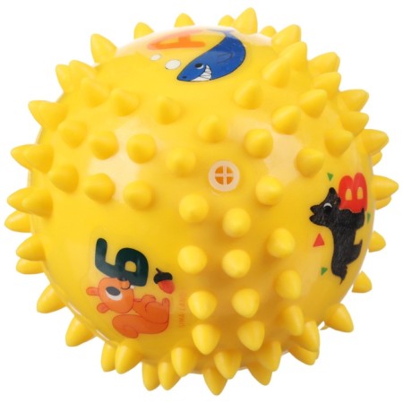 A set of developing tactile balls “numbers and letters”, with a squeak, 2 pcs, crumb I-10