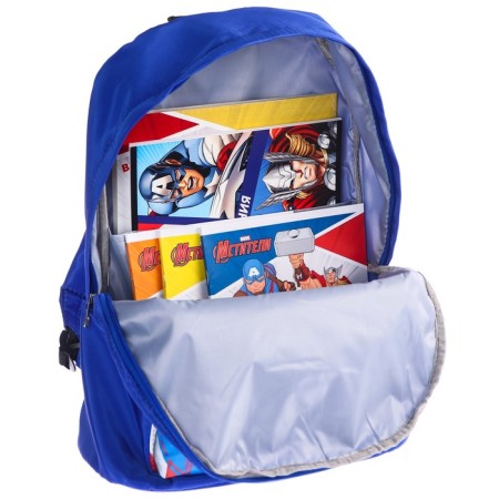A backpack with a reflective pocket, 30 cm x 15 cm x 40 cm "Heroes", Avengers-3