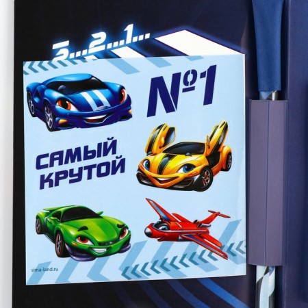 Set "For Cool Ideas", Paper Block 30 L, Blue Paste Paste 1.0 mm and 5 pcs of stickers-3