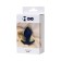 Anal plug Glob, silicone, purple color, 10 cm, d = 4.5 cm