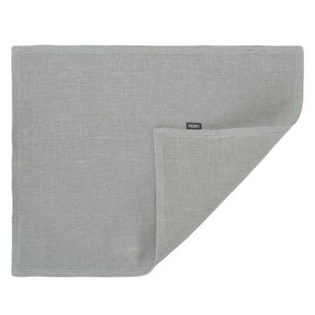 Napotle for devices made of washed linen in gray color Essential, size 35x45 cm