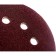 Circle of abrasive grinding bison 35562-125-100, perforated, P100, 125 mm, 5 pcs.