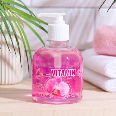 Vitamin Beauty intimate hygiene "Night orchid" moisturizer, 300 ml