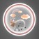 Lamp "Sheep" LED 48W 3000-6000K pink 50x50x6 cm Bayerlux