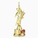The award figure "You are the best", gold, plastic, 21.5 x 7.5 cm