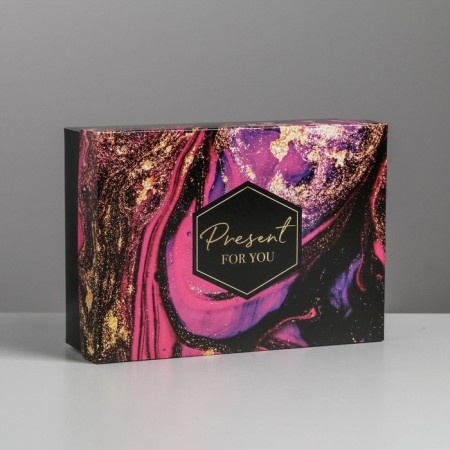 Gift folding box, packaging, “textures”, 21 x 15 x 7 cm-4