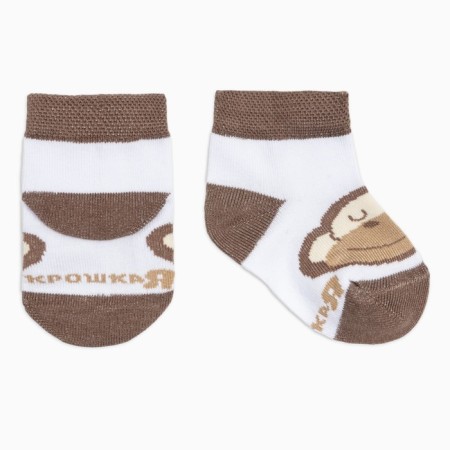 Набор носков Крошка Я "Monkey", 2 пары, 6-8 см-3