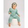 Children's overalls with ruffles fashion, height 86 cm, green color