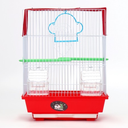 Creator for birds is a square equipped, 30 x 23 x 39 cm, red-1