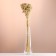 Set of dried flowers "yarrow", banch length 60 (+/- 6 cm), bleached