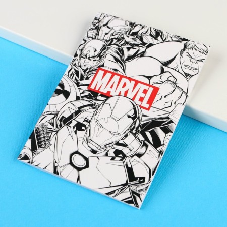 Notepad A6 on a paper clip, 32 sheets, Marvel, Avengers-2
