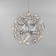 Suspended LED lamp PLESSO, LED board, 60x60 cm
