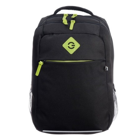 School backpack, 39 x 26 x 19 cm, Grizzly, ergonomic back, laptop department, black-2