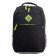 School backpack, 39 x 26 x 19 cm, Grizzly, ergonomic back, laptop department, black