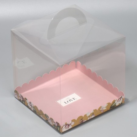 Confectionery box, chest, packaging, with love, 20 x 20 x 20 cm-3
