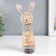 Polystone souvenir "Sweet bunny in the apron and cap" 23.5x7.5 cm