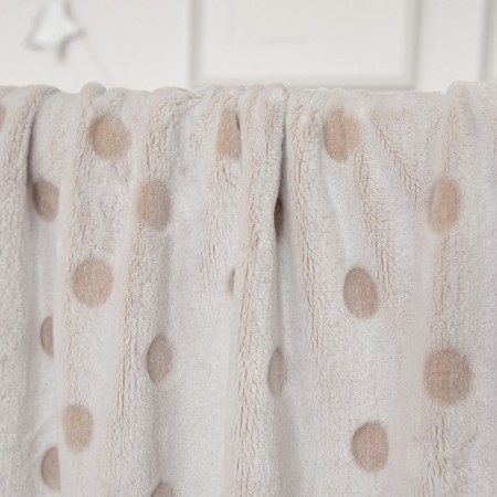 Plaid was valid "peas", size 100x118 cm, beige color-2