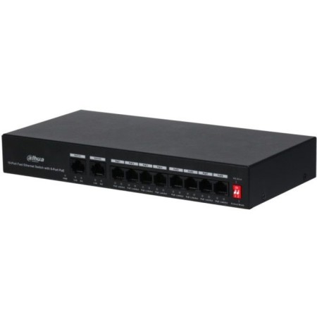 Dahua DH-PFS3010-8et-65 switch, uncontrollable, 10x10/100base-TX-1