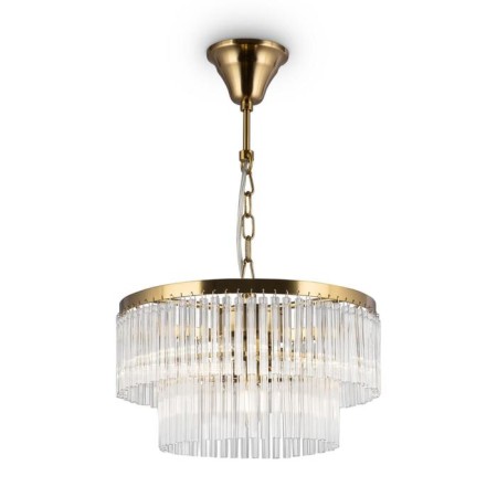 Suspended lamp Maytoni Mod093PL-04BS, 4HE14, 40W, 35x35x99 cm, brass color