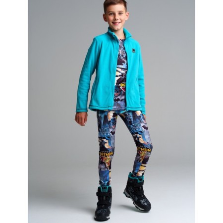 Thermal complex for a boy: trousers, sweatshirt, height 134 cm-3