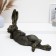 The figure "Eared hare lies" 45x28x18cm, gold