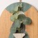 Decorative wood hooks "Abstraction. Rainbow and spots" 1.5x19.5x23.5 cm
