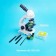 Microscope "Young Biologist", an increase in x80, x200, x450, with backlight