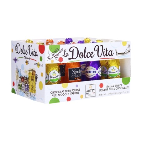 New Year. Figure chocolate Dolce Vita, assorted liquor, 13 g-1