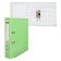 A4, 50 mm, calligrata registrar folder, PVC, embossing "flax", metal edging, pocket for a spine, assembled, pistachio, mix