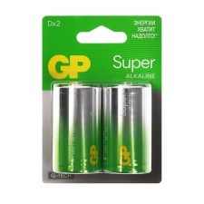 Alkalin battery GP Super, C, LR20-2BL, 1.5V, blister, 2 pcs.