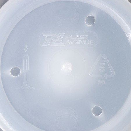 Kashpo for flowers with an insert "Lagoon", 1.5 l, the color is transparent-3