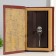 Safe-book wood, leatherette "Bust of the Apolon" embossing 17x11x5 cm