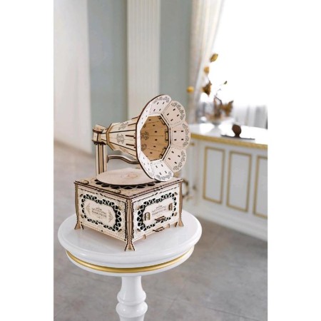 Wooden designer 3D "Gramophone"-18