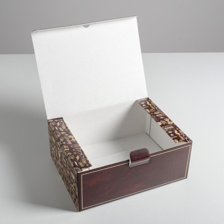 Box Gift team, packaging, "gentleman", 30 x 23 x 12 cm-3