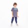 Pants for a boy, blue color, height 98-104 cm