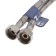 Flexible eyeliner for the Zein mixer, nut 1/2 ", fitting M10, 60 cm, set 2 pcs