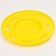 Flying saucer "curly" yellow, 20 cm