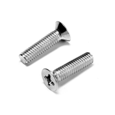 Screw, secret, galvanized, din965, m4x16 mm, 2000