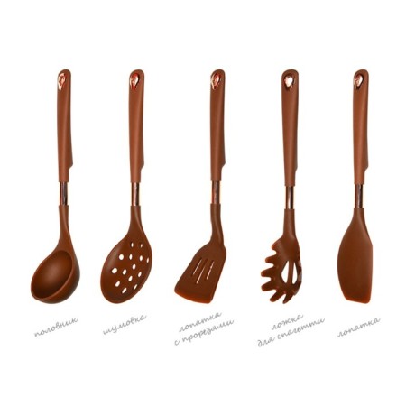 A set of kitchen accessories Oursson Color Helpers SA3305SM/BR-1