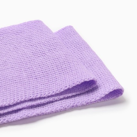 Children's scarf, lilac color, size 110x14 cm-1