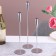 A set of 3 candlesticks, metal, d = 5 cm h = 36.5/31/26 cm