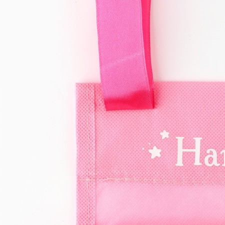 Organizer for storing things for a crib "Our little miracle" for a girl, 2 departments-3