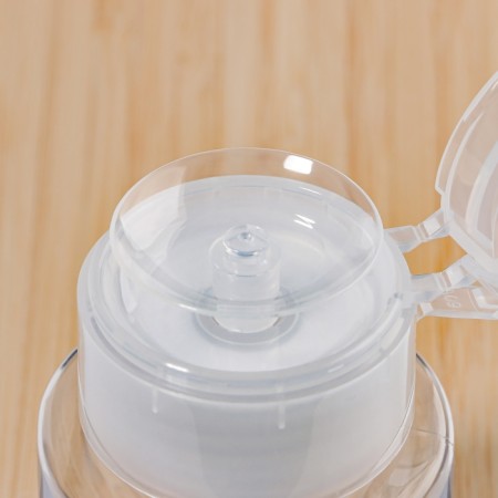Pump bottle, 100 ml, white/transparent color-3