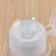 Pump bottle, 100 ml, white/transparent color