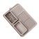 Rug for licking on suction cups with bowls 30 x 20 cm, gray