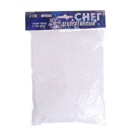 Snow artificial bulk for decor "Small flakes" 10 g-1