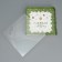 Box for confectionery products with PVC Happy New Year, 21 x 21 x 3 cm, new year